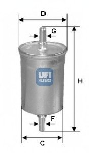 Топливный фильтр UFI Filters 31.515.00 (фото 1)