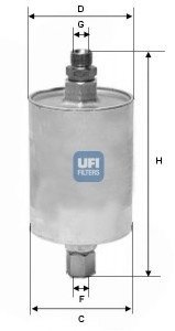 Топливный фильтр UFI UFI Filters 31.575.00