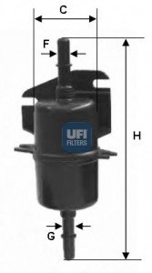 Топливный фильтр UFI Filters 31.740.00 (фото 1)