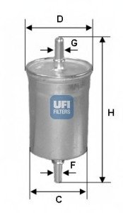 Фільтр паливний UFI UFI Filters 31.846.00