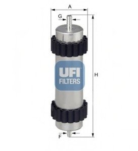 Топливный фильтр UFI UFI Filters 31.946.00