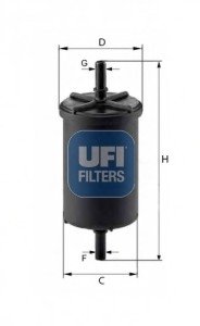 Топливный фильтр UFI UFI Filters 31.948.00
