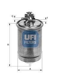 Топливный фильтр UFI Filters 55.427.00 (фото 1)