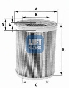 Воздушный фильтр UFI Filters 27.252.00 (фото 1)