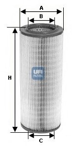 Воздушный фильтр UFI Filters 27.257.00 (фото 1)