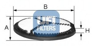 Воздушный фильтр UFI Filters 27.274.00 (фото 1)