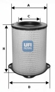 Воздушный фильтр UFI Filters 27.587.00 (фото 1)