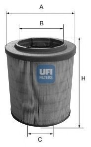 Воздушный фильтр UFI UFI Filters 27.628.00