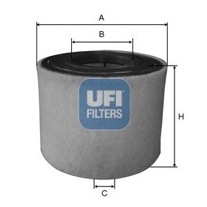 Воздушный фильтр UFI UFI Filters 27.A54.00