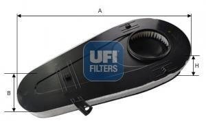 Воздушный фильтр UFI UFI Filters 27.A97.00