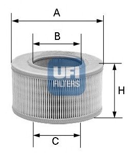 Воздушный фильтр UFI Filters 30.145.01 (фото 1)