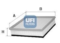 Воздушный фильтр UFI UFI Filters 30.207.00