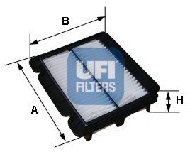 Воздушный фильтр UFI Filters 30.279.00 (фото 1)