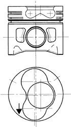 Поршень Kolbenschmidt 99742700