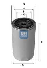 Масляный фильтр UFI UFI Filters 23.102.00