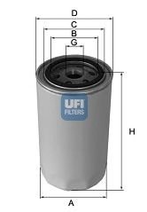 Масляний фільтр UFI UFI Filters 23.106.00