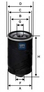 Масляный фильтр UFI UFI Filters 23.156.03