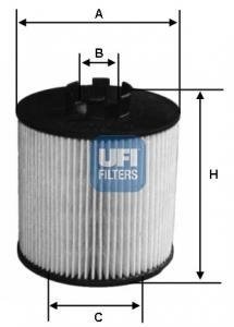 Масляный фильтр UFI UFI Filters 25.012.00