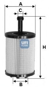Масляный фильтр UFI Filters 25.023.00 (фото 1)