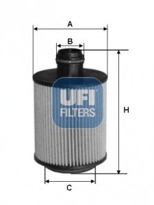 Масляный фильтр UFI Filters 25.088.00 (фото 1)