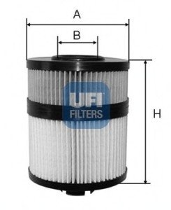 Масляный фильтр UFI Filters 25.108.00 (фото 1)