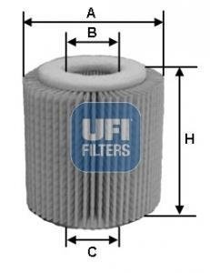 Масляный фильтр UFI UFI Filters 25.150.00