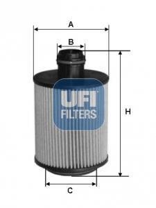 Масляный фильтр UFI UFI Filters 25.160.00