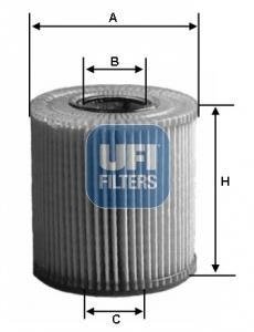 Масляный фильтр UFI UFI Filters 25.166.00