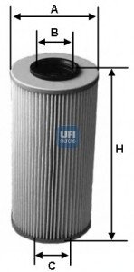 Масляный фильтр UFI UFI Filters 25.583.00