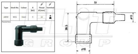 Свечной наконечник NGK NGK Spark Plug LB05E