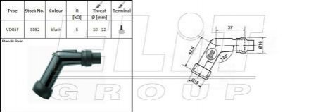 Свечной наконечник NGK NGK Spark Plug VD05F
