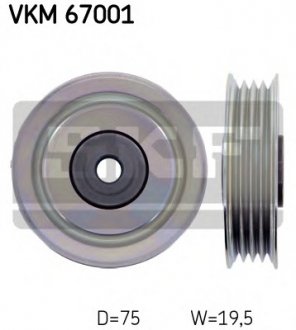 Обводной ролик SKF VKM 67001