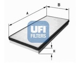 Фильтр салона UFI UFI Filters 53.004.00