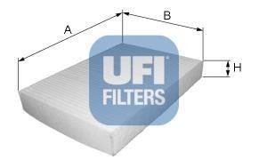 Фильтр салона UFI UFI Filters 53.006.00