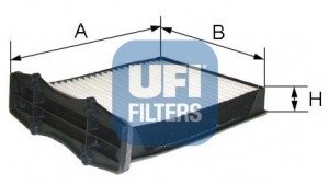 Фильтр салона UFI UFI Filters 53.105.00