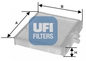 Фильтр салона UFI UFI Filters 53.106.00