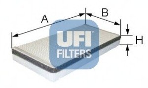 Фильтр салона UFI UFI Filters 53.162.00