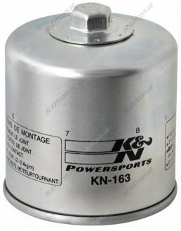 Масляный фильтр K&N KN-163 (фото 1)