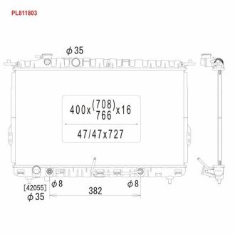 Радіатор KOYORAD PL811803