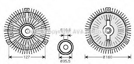 Вискомуфта AVA MS C417 (фото 1)