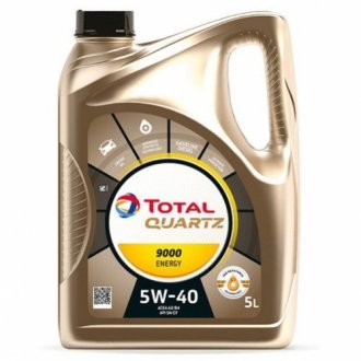 Масло моторное QUARTZ 9000 ENERGY 5W-40 5л Total 174189