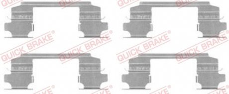 Монтажный к-кт тормозных колодок OJD Quick Brake 109-1686 (фото 1)