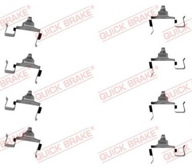 Монтажный к-кт тормозных колодок OJD Quick Brake 109-1697 (фото 1)