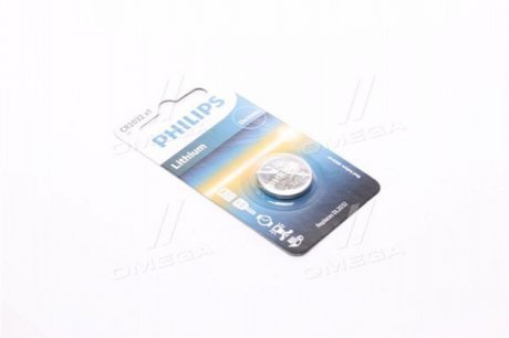 Батарейки кнопочные (литиевые) Philips CR2032/01B