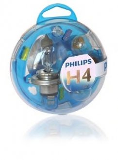 Комплект галогеновых автоламп Philips 55718EBKM (фото 1)