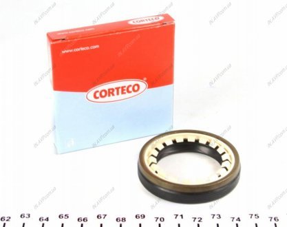 Сальник резино-металлический CORTECO 07015496B (фото 1)