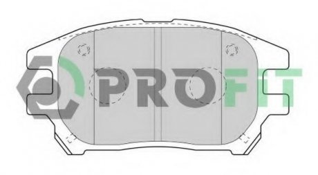 Колодки тормозные дисковые PROFIT 5000-1697 C