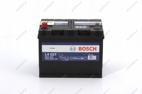Аккумуляторная батарея 75А BOSCH 0092L40270 (фото 1)