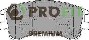 Колодки тормозные дисковые PROFIT 5005-1619 (фото 1)
