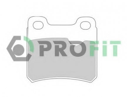 Колодки тормозные дисковые PROFIT 5000-0586 (фото 1)